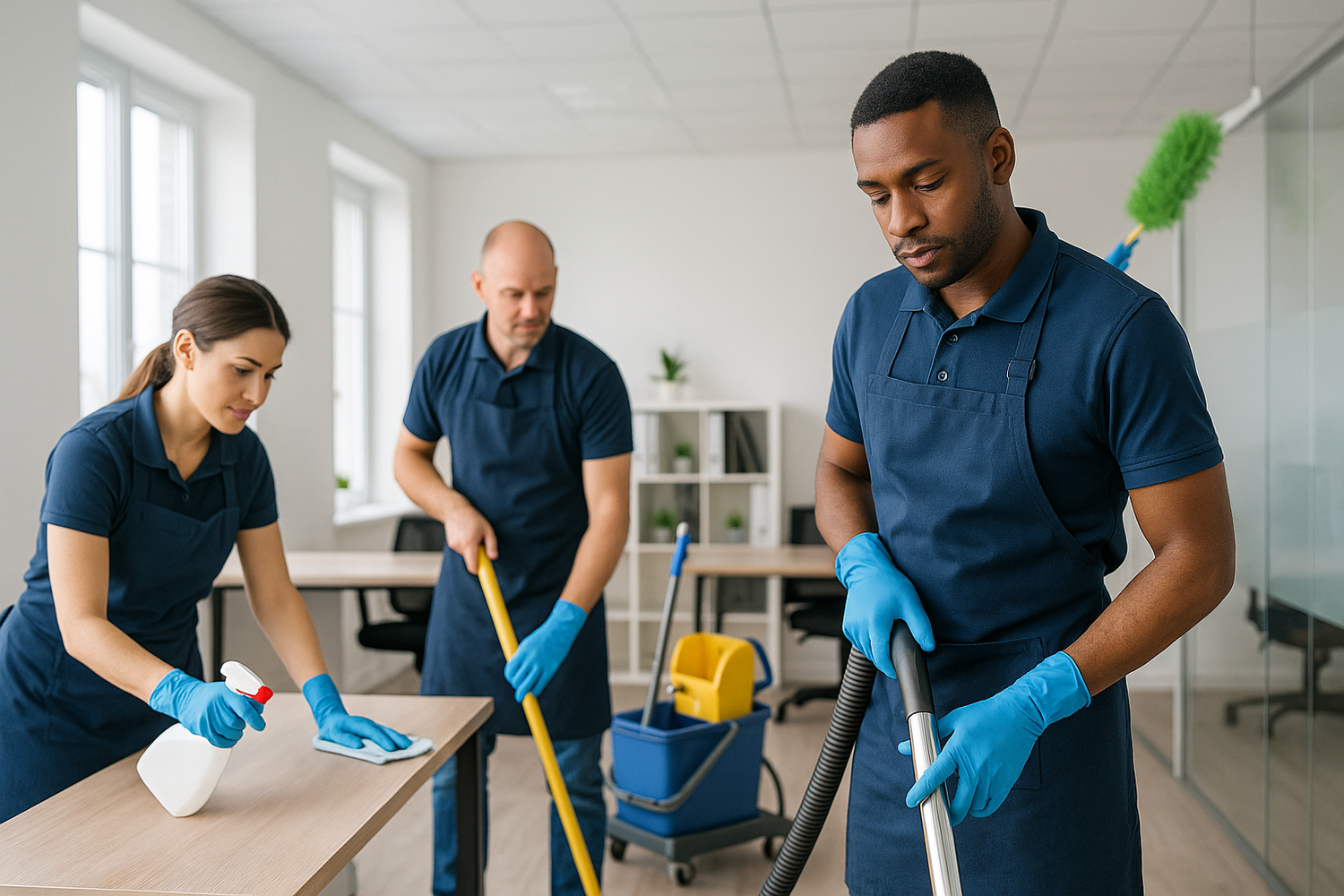 cleaning team